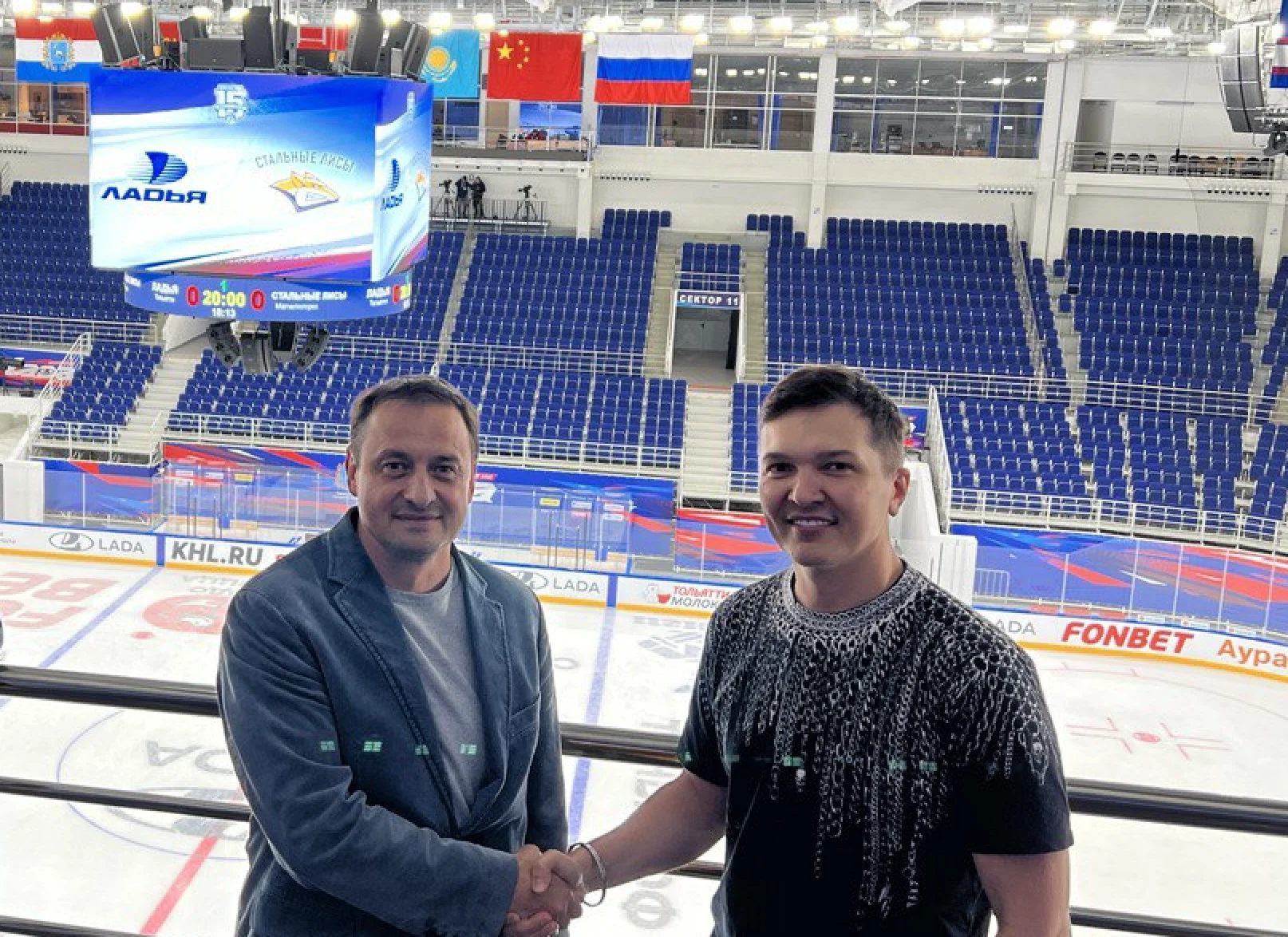 Запуск видеокуба LEDCOM на ледовой арене